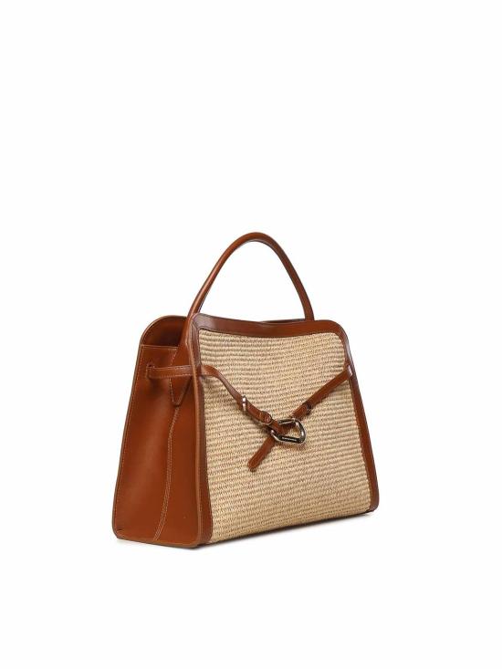 26SS 비아시아 토트백 FBBP9JE02PTROPEZTOBACCO Brown - BIASIA