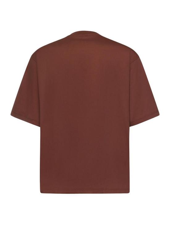 26SS 마르니 반팔 티셔츠 HUMU02230PUSCY76L1M37 Brown - MARNI