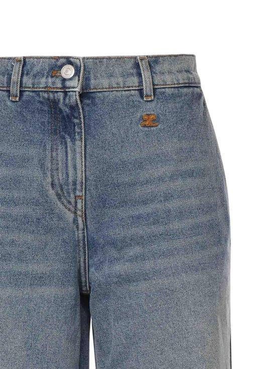 26SS 쿠레쥬 스트레이트 팬츠 126DPA692DE00587055 Medium Wash - COURREGES