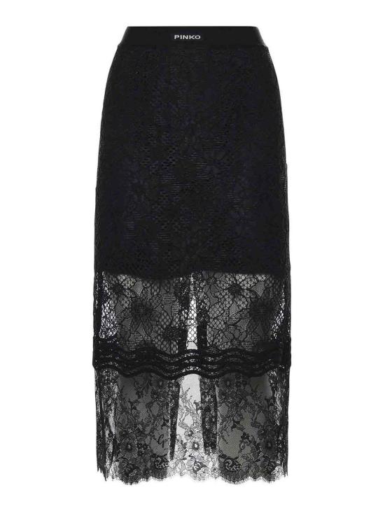 26SS 핑코 미디 스커트 106664A381Z99 Black