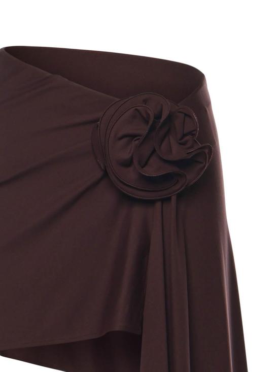 26SS 마그다뷰트림 미디 스커트 606426 Dark Red - MAGDA BUTRYM