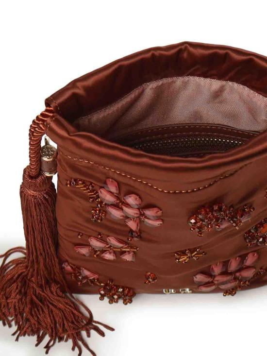 26SS 브이73 클러치/파우치 73BS9MZ04KAYLACIOCCOLATO Brown - V73