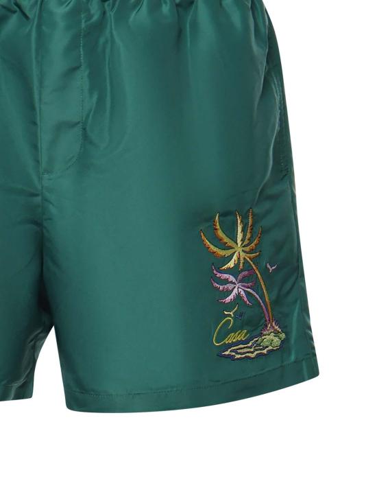 26SS 카사블랑카 숏팬츠 MSP26TR03205 Green - CASABLANCA