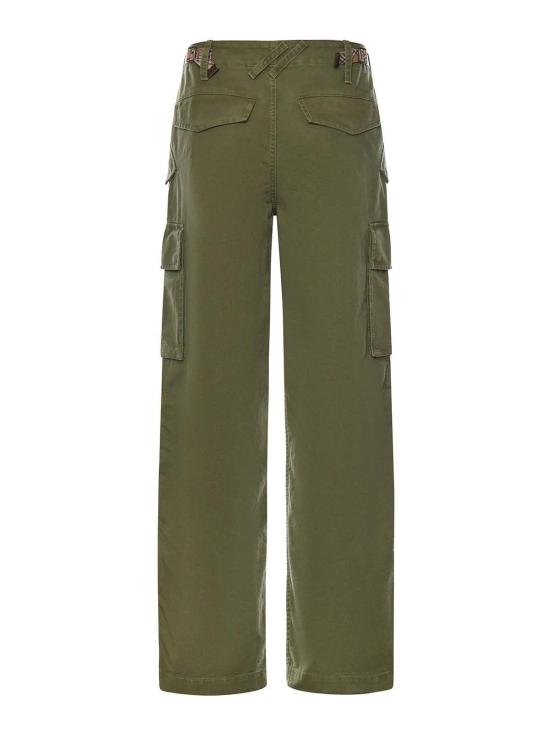 26SS 버버리 코튼 카고 트라우저 8116438 Green - BURBERRY