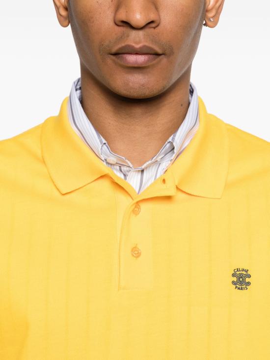 26SS 셀린느 폴로 티셔츠 RX0LF2L55 GKS5 Yellow - CELINE