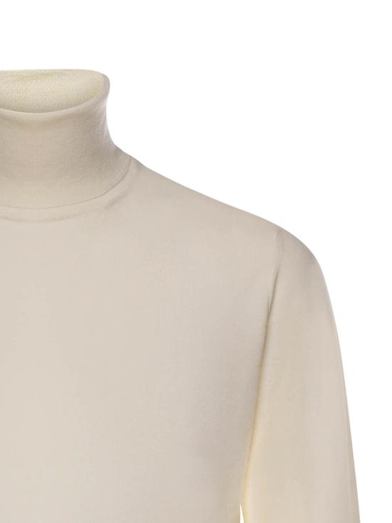 25FW 마우로 오타비아니 터틀넥 P003E14031 White - MAURO OTTAVIANI