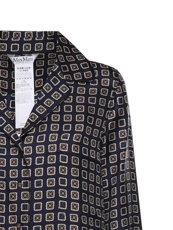 26SS 막스마라 디스코 실크 셔츠 26111111316E15 Blue - MAX MARA