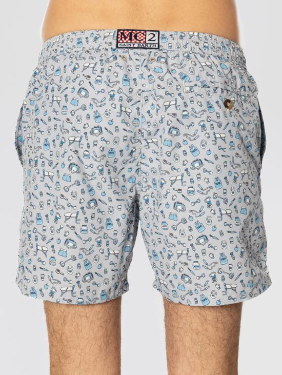 26SS 세인트바쓰 스윔팬츠 LIG0003 00591Llighting micro fantasy - MC2 SAINT BARTH