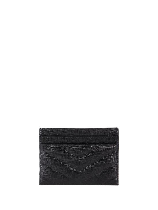 26SS 생로랑 카산드라 마틀라세 카드 케이스 423291 BOW01 1000 NERO - SAINT LAURENT