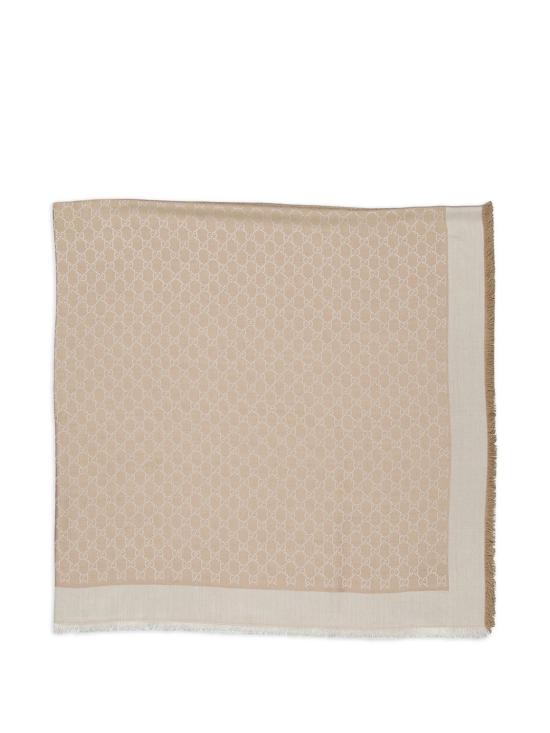 26SS 구찌 머플러/스카프 8555393GA489877 BEIGE WHITE DOM