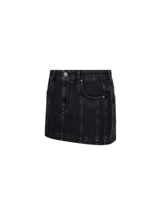26SS 이자벨마랑에뚜왈 숏 스커트 U0448FA D1H02E 02FK FADED BLACK - ISABEL MARANT ETOILE