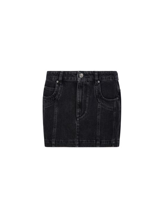 26SS 이자벨마랑에뚜왈 숏 스커트 U0448FA D1H02E 02FK FADED BLACK