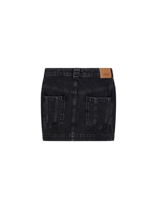 26SS 이자벨마랑에뚜왈 숏 스커트 U0448FA D1H02E 02FK FADED BLACK - ISABEL MARANT ETOILE