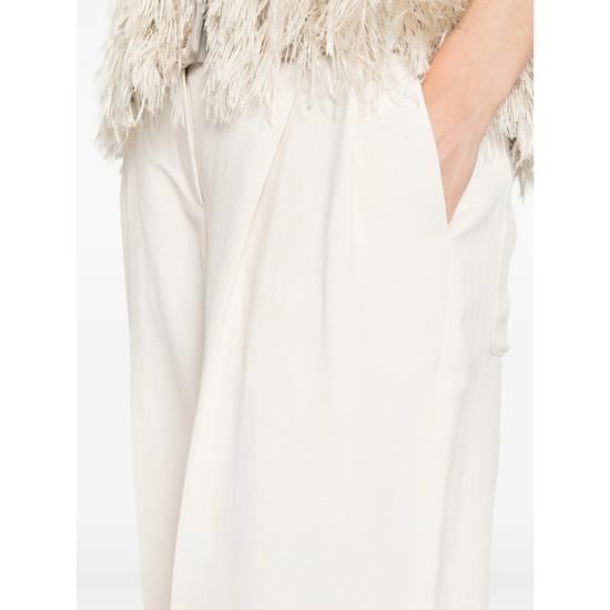 26SS 브루넬로 쿠치넬리 스트레이트 팬츠 MH126P9155 C579 WHITE - BRUNELLO CUCINELLI