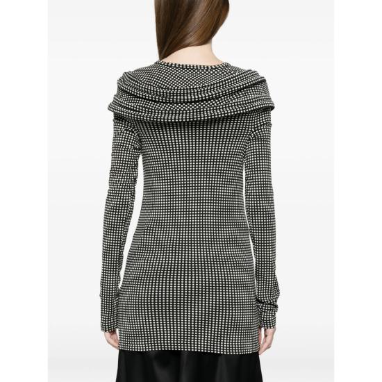 26SS 와타나베 준야 블라우스 JQ T023 BKOWH BLACK WHITE - JUNYA WATANABE