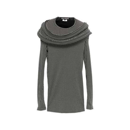 26SS 와타나베 준야 블라우스 JQ T023 BKOWH BLACK WHITE