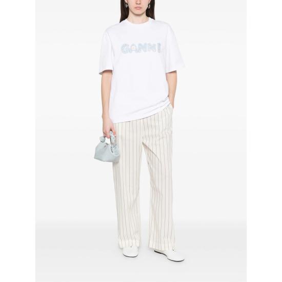 26SS 가니 탑 A1050188 151 WHITE BLUE - GANNI