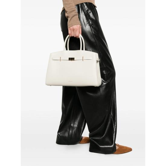 26SS 드멜리어 The Midi Hudson 미디 허드슨 토트백 D111 THE MIDI H CHALK NEUTRALS - DEMELLIER