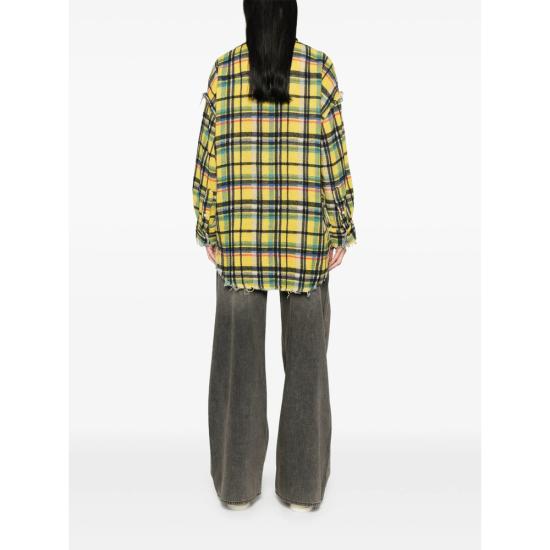 26SS 알13 셔츠 R13WR075 R795B YELLO YELLOW BLACK - R13