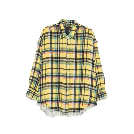 26SS 알13 셔츠 R13WR075 R795B YELLO YELLOW BLACK