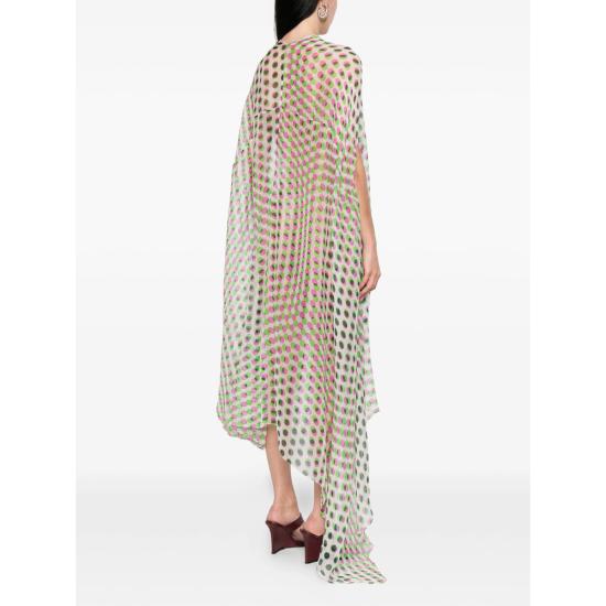 26SS 드리스 반 노튼 미디 원피스 3094 011011 005 WHITE - DRIES VAN NOTEN