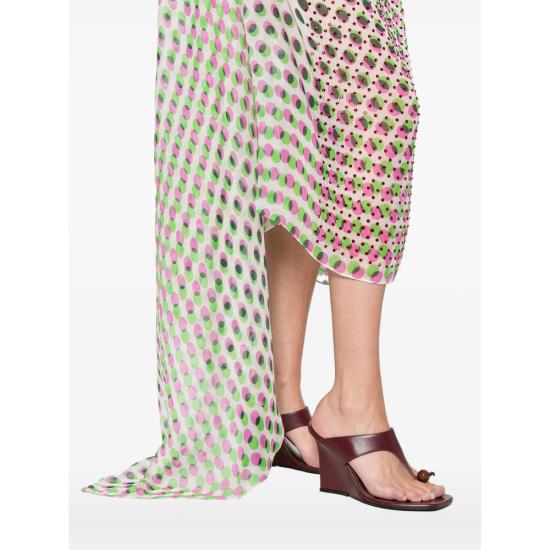 26SS 드리스 반 노튼 미디 원피스 3094 011011 005 WHITE - DRIES VAN NOTEN