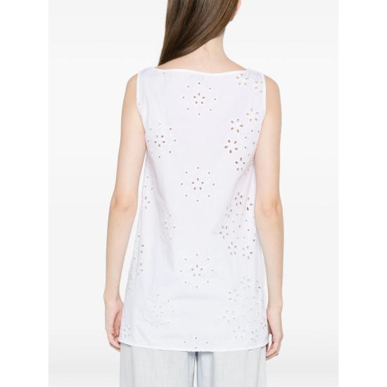 26SS 에르노 민소매 티셔츠 13322RIC BL000055D 1000 WHITE - HERNO