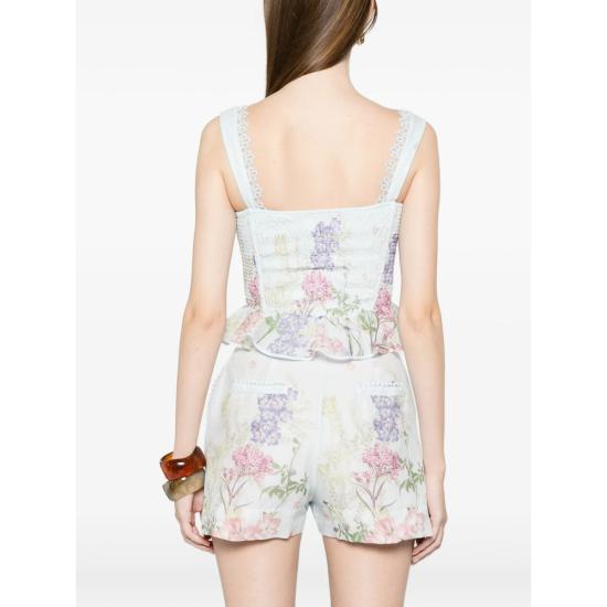 26SS 차로루이즈 민소매 티셔츠 266101 BLUE BLUE PINK - CHARORUIZ