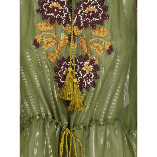 26SS 발렌티노 가라바니 블라우스 8B3AEBB69W2 C9M GREEN - VALENTINO GARAVANI