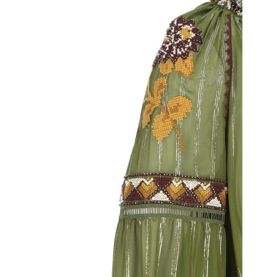 26SS 발렌티노 가라바니 블라우스 8B3AEBB69W2 C9M GREEN - VALENTINO GARAVANI