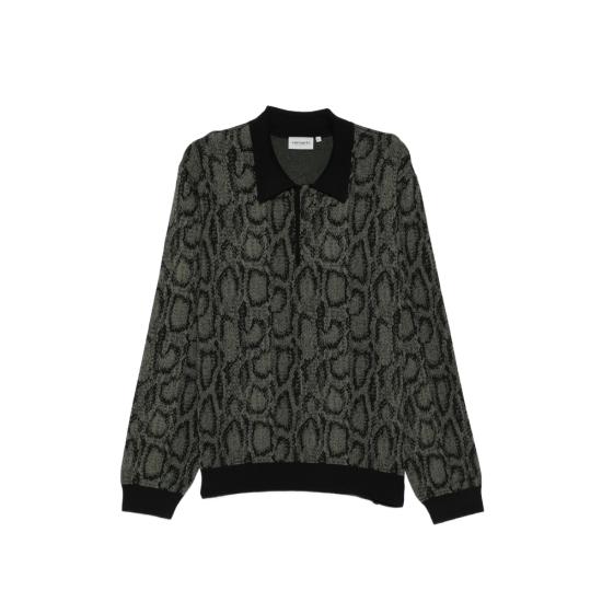 26SS 칼하트 폴로 티셔츠 I036170 3QLXX GREEN BLACK