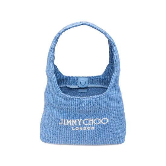 26SS 지미추 숄더백 BEACH DMND HOBO M JYN OCBLU BLUE - JIMMY CHOO