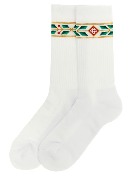 26SS 카사블랑카 양말 ASP26ACC01007 White - CASABLANCA