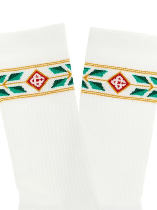 26SS 카사블랑카 양말 ASP26ACC01007 White - CASABLANCA