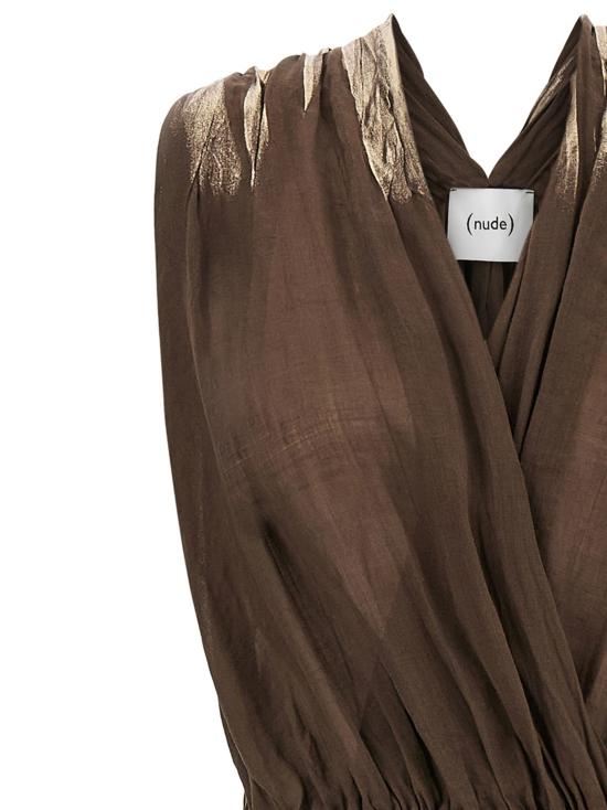 26SS 누드 롱 원피스 1103E2642708 Brown - NUDE