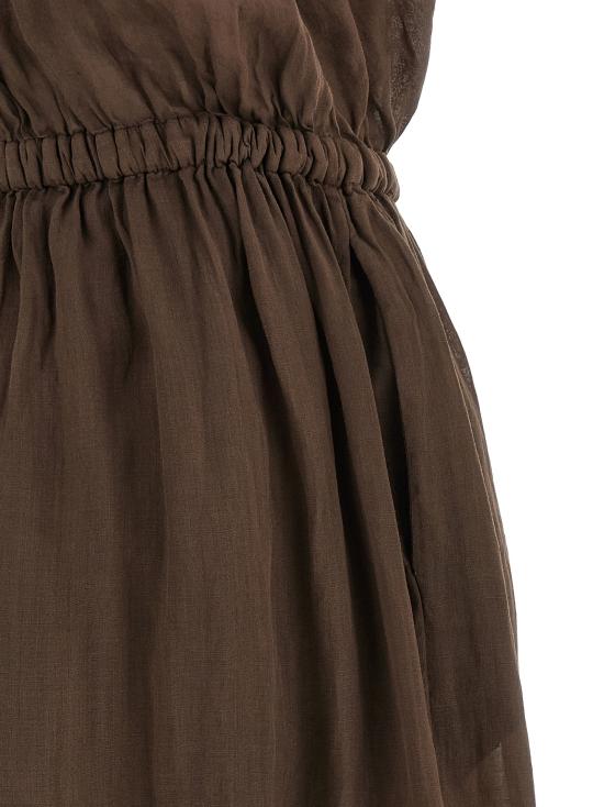 26SS 누드 롱 원피스 1103E2642708 Brown - NUDE