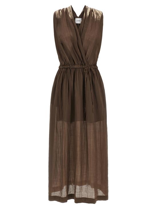 26SS 누드 롱 원피스 1103E2642708 Brown