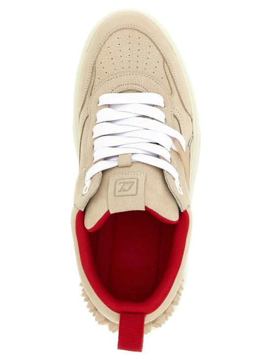 26SS 크리스챤 루부탱 스니커즈 1260563BG72 Beige - CHRISTIAN LOUBOUTIN