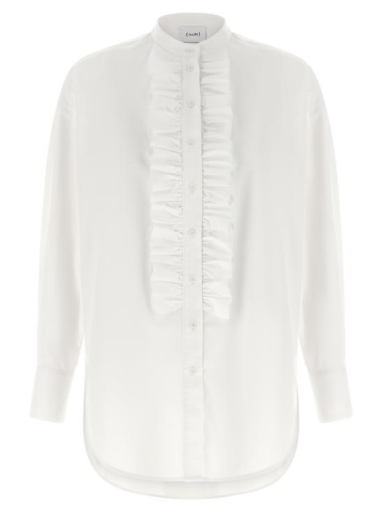 26SS 누드 블라우스 1103E2638801 White