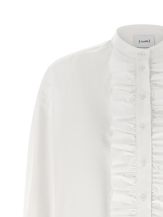 26SS 누드 블라우스 1103E2638801 White - NUDE