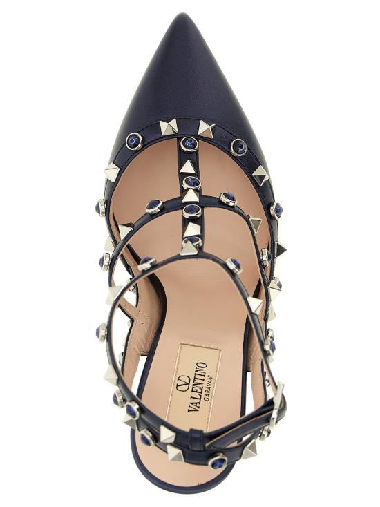 26SS 발렌티노 가라바니 힐/펌프스 W0S0393ELQF8Y Blue - VALENTINO GARAVANI