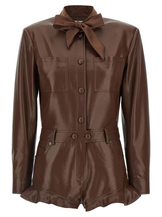 26SS 셀프 포트레이트 점프수트 SS26039JSBRBROWN Brown