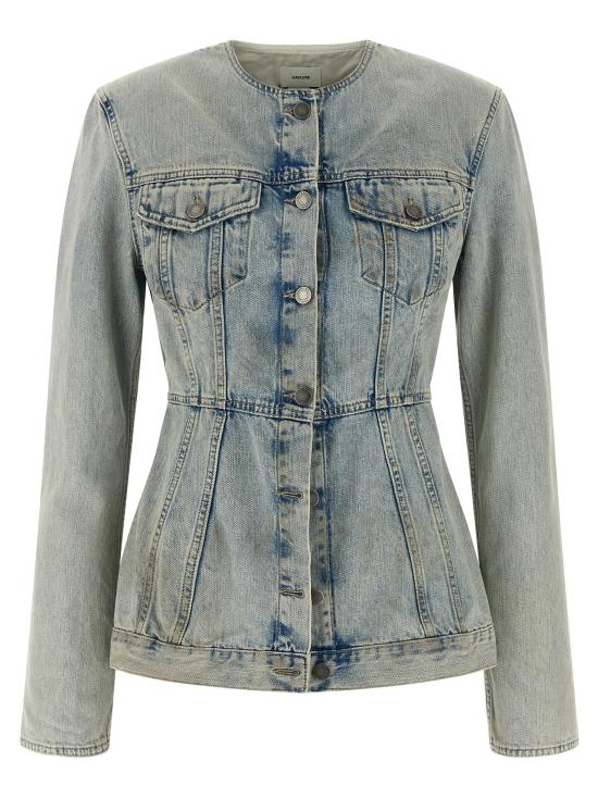 26SS 하이쿠레 데님 자켓 HEW09117DF203L0936L0936 Light Blue