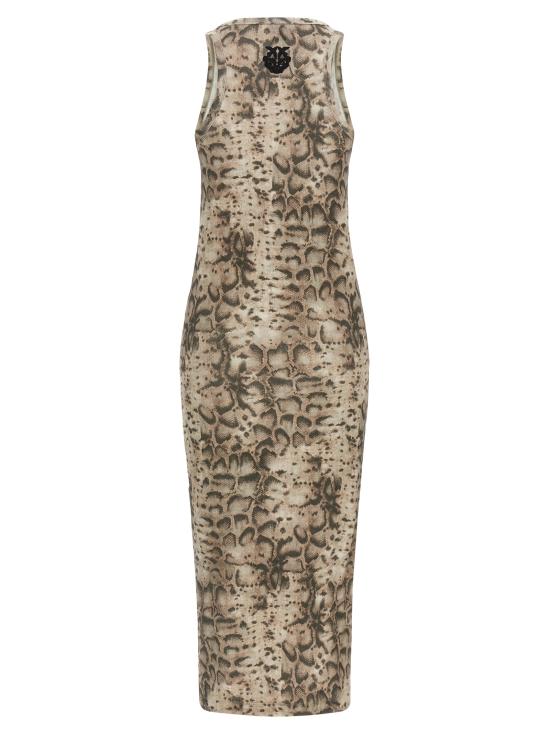 26SS 핑코 롱 원피스 106993A3DPCZ9 Beige - PINKO