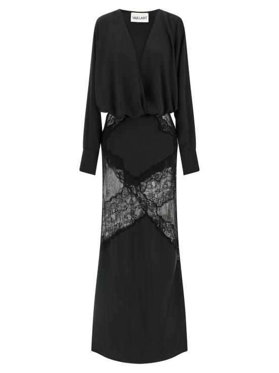 26SS VAILLANT 롱 원피스 DR162BLACK Black