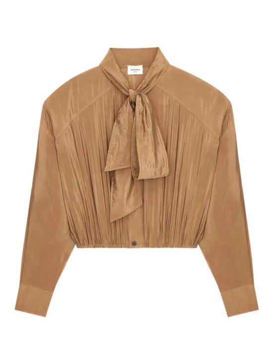 26SS 생로랑 셔츠 856436 Y3K31 2005 CARAMEL