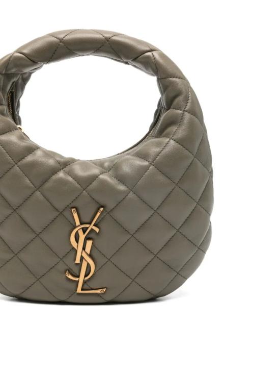 26SS 생로랑 이카리노 퀼티드 나파 토트백 851689 AAANG 3775 STRONG MOSS - SAINT LAURENT