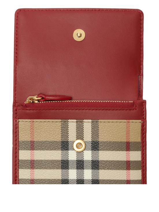 26SS 버버리 지갑 8116328 B9724 VNTG CHK RUBY - BURBERRY