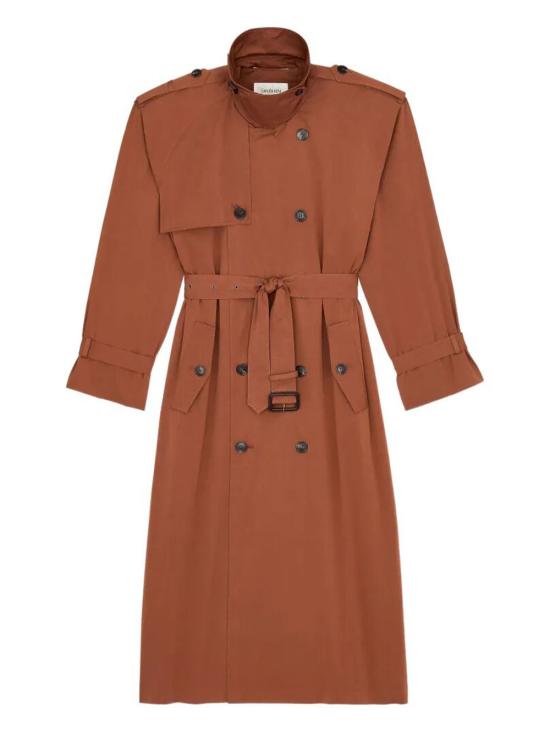 26SS 생로랑 트렌치 코트 851259 Y6J95 2089 MOCHA - SAINT LAURENT