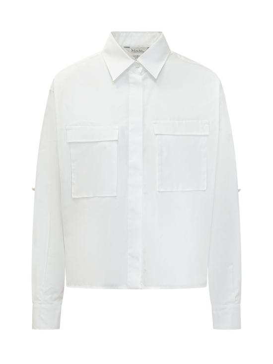 26SS 막스마라 셔츠 2611111042600 001 BIANCO OTTICO
